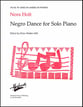 Negro Dance piano sheet music cover